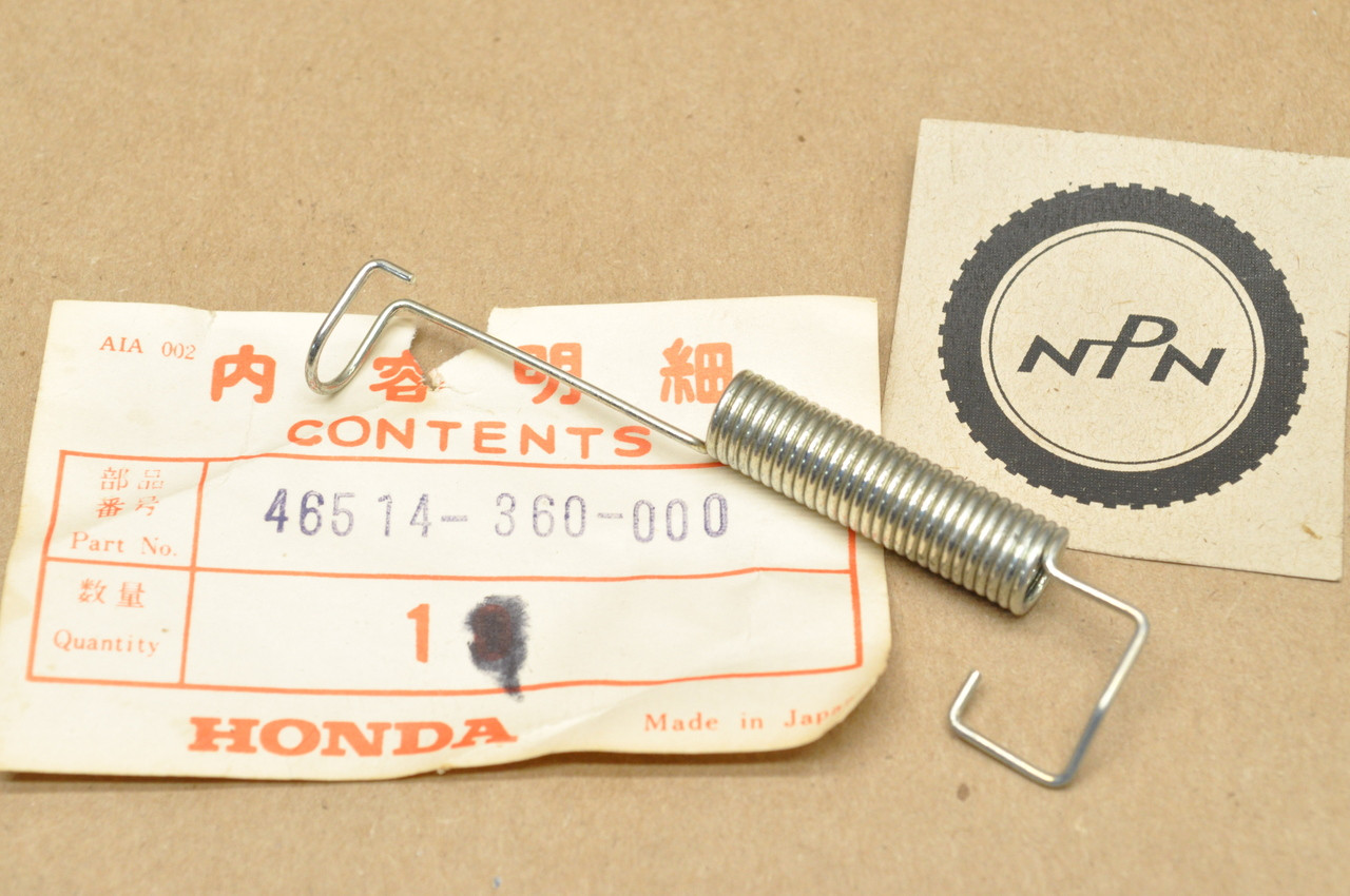 NOS Honda 1974-75 CR125 M Elsinore Rear Brake Pedal Return Spring 46514-360-000