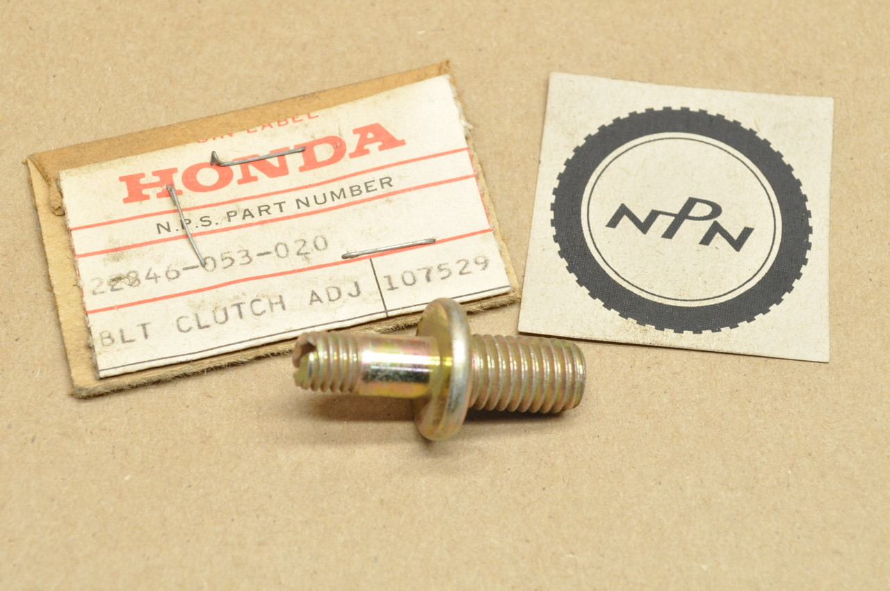 NOS Honda ATC110 ATC125 CT110 CT90 ST90 TRX125 Clutch Adjusting Screw 22846-053-020