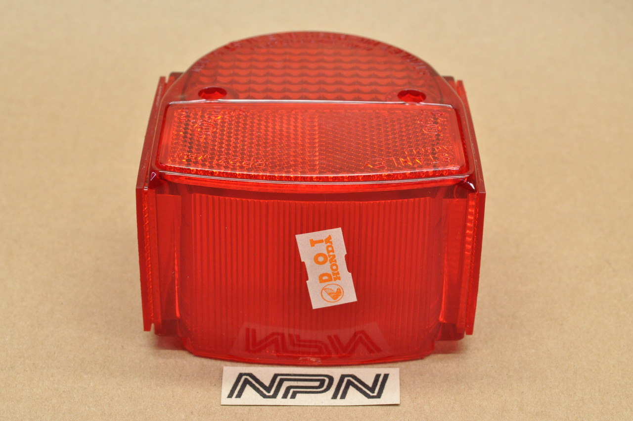 NOS Honda NA50 NC50 NU50 Express PA50 II Moped Rear Tail Light Lens 33702-147-671