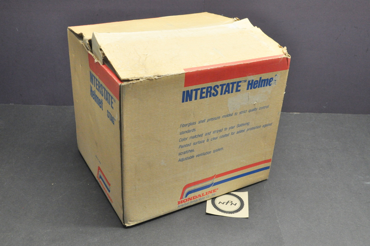 Vintage NOS 1986 Honda Hondaline GL1200 Goldwing Interstate Shoei Stag Helmet XS Vintage NOS 1986 Honda Hondaline GL1200 Goldwing Interstate Shoei Stag Helmet XS