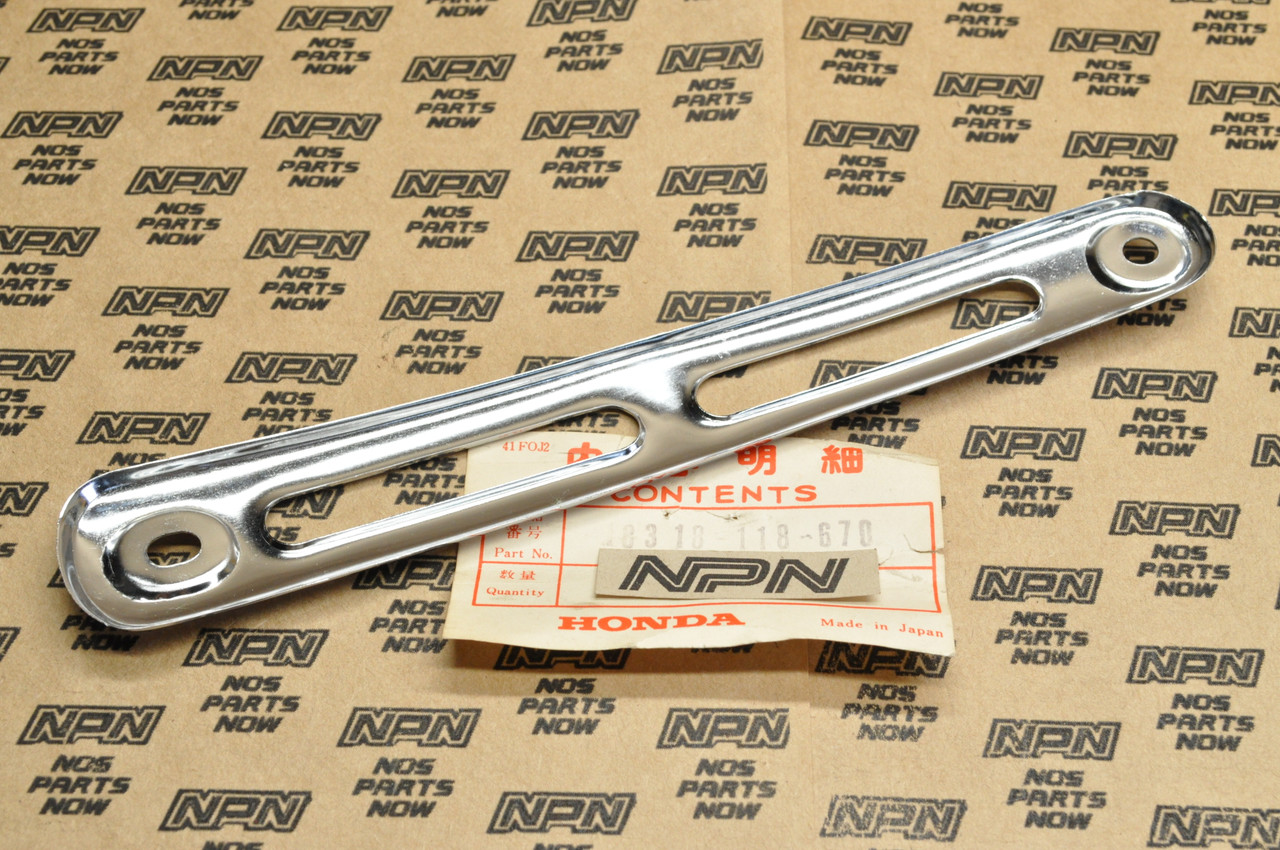 NOS Honda SL70 XL70 Exhaust Muffler Protector Heat Shield 18318-118-670