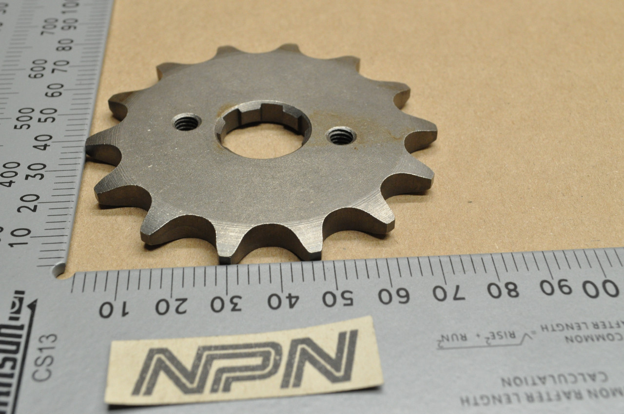 NOS Honda CR250 M MT250 Front Chain Drive Sprocket 14T 23802-357-000
