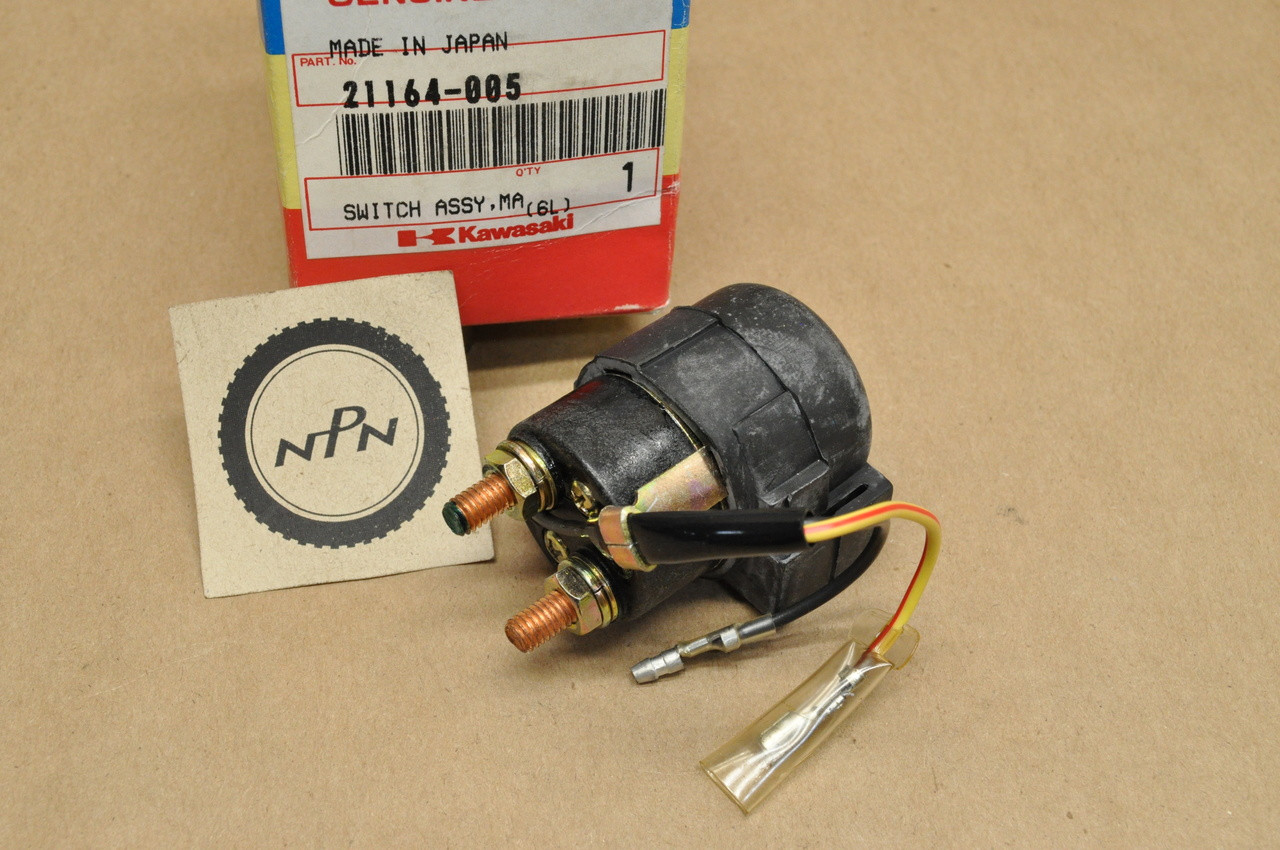 NOS Kawasaki KLT200 KLT250 KZ1000 KZ200 KZ250 KZ650 KZ700 KZ750 Starter Relay Solenoid Switch 21164-005