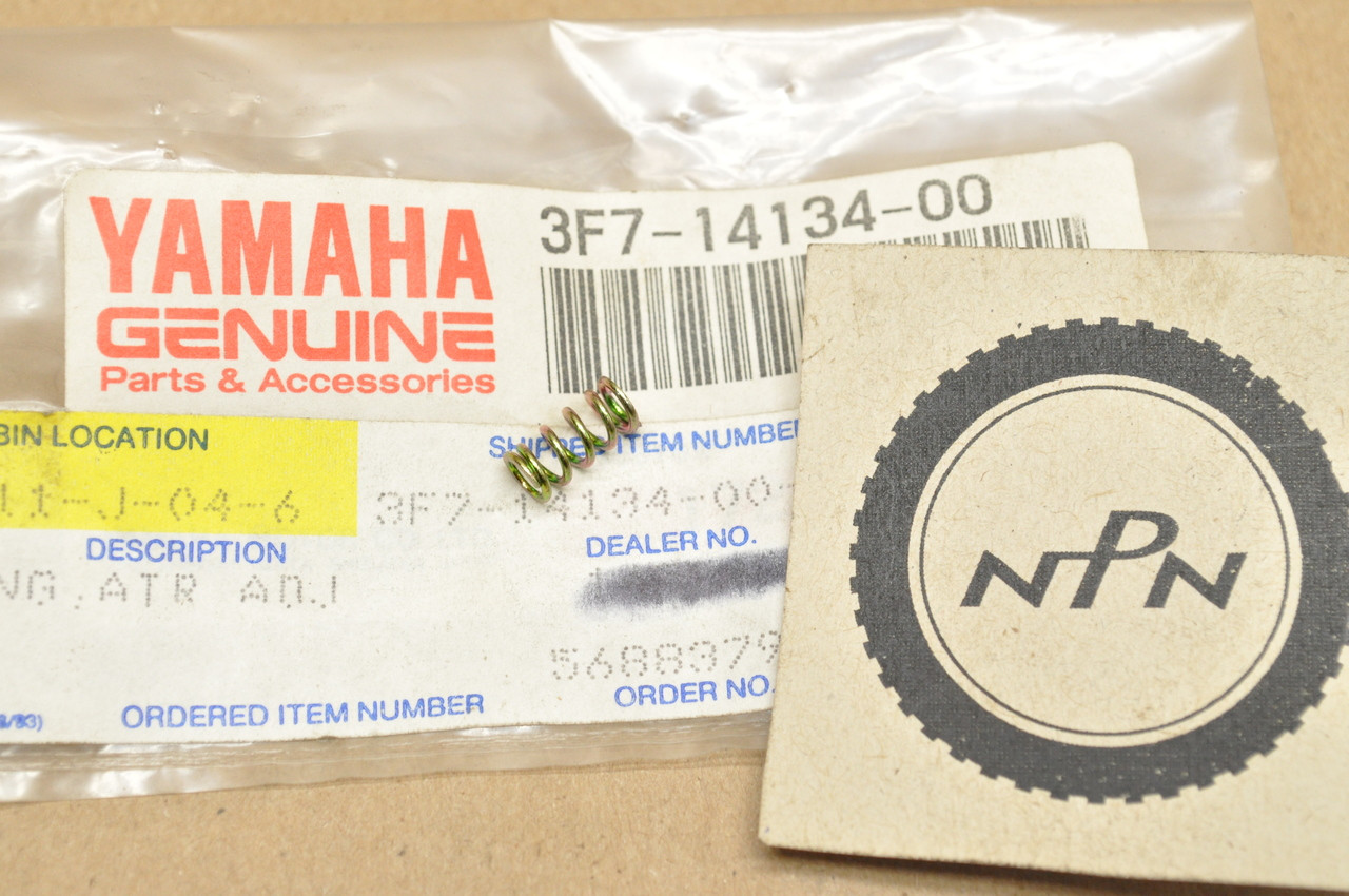 NOS Yamaha MJ50 PW50 Y-Zinger QT50 Yamahopper TT250 Carburetor Air Adjusting Screw Spring 3F7-14134-00