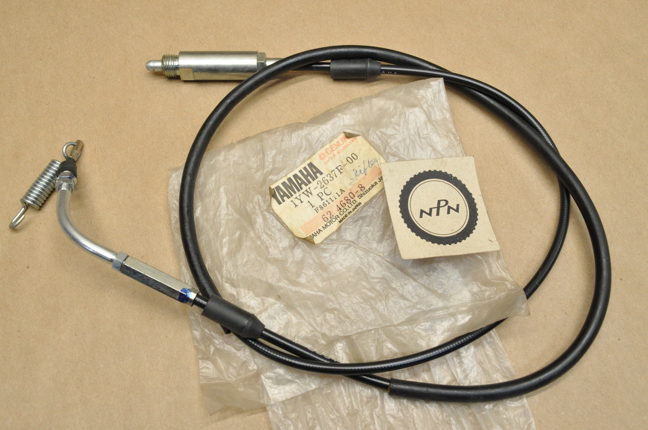 NOS Yamaha 1987-89 YFM350 Moto-4 Reverse Lever Control Cable #2 1YW-2637F-00