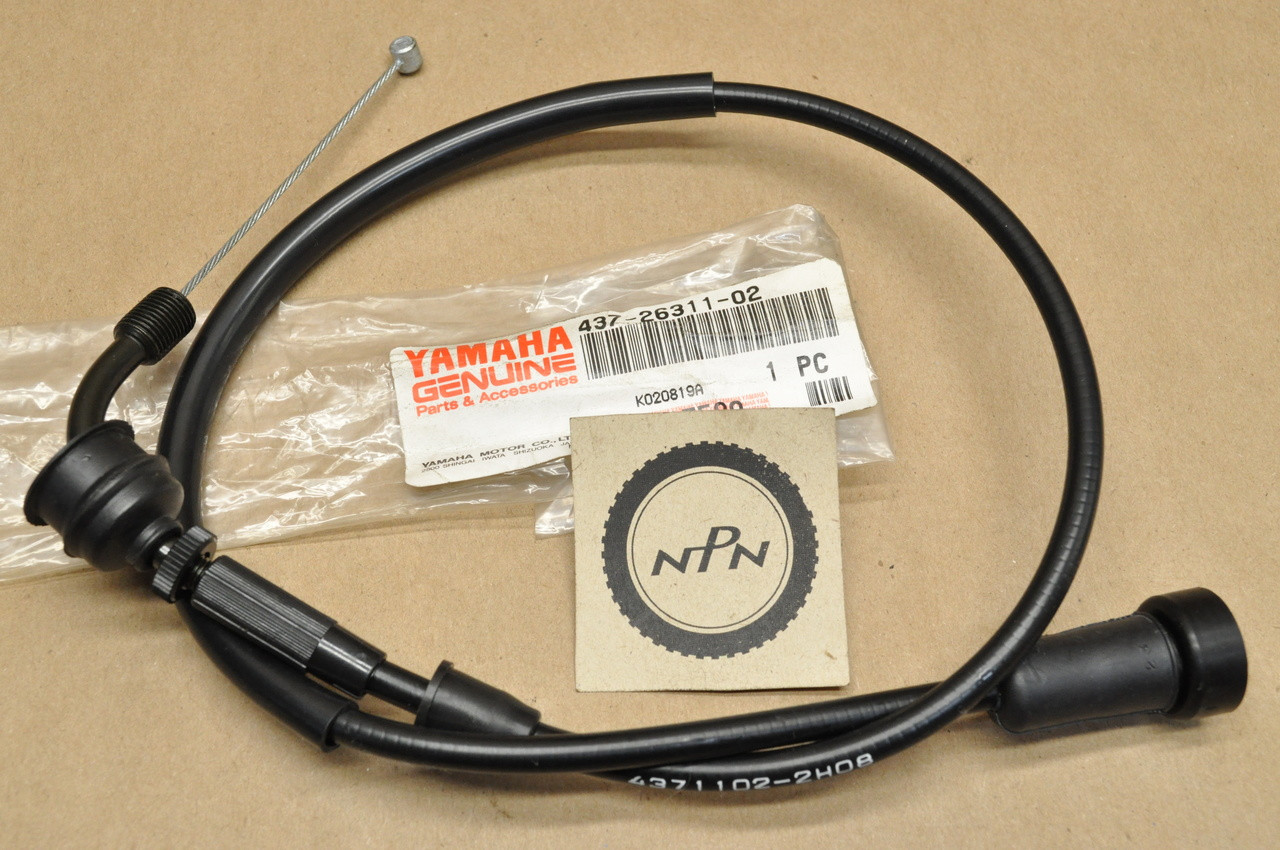 NOS Yamaha DT175 DT250 DT360 DT400 Upper Throttle Cable 437-26311-02