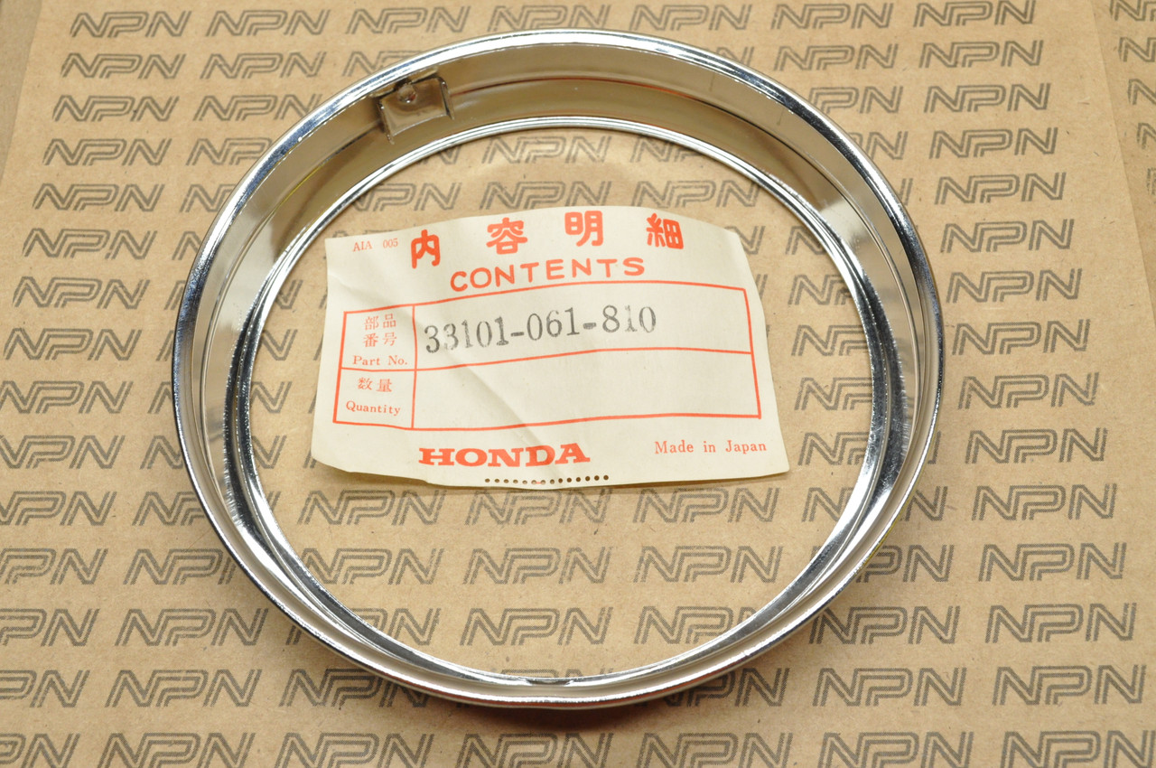 NOS Honda ATC110 ATC70 K0-K1 ATC90 K0-78 Head Light Bezel Ring Rim 33101-061-810