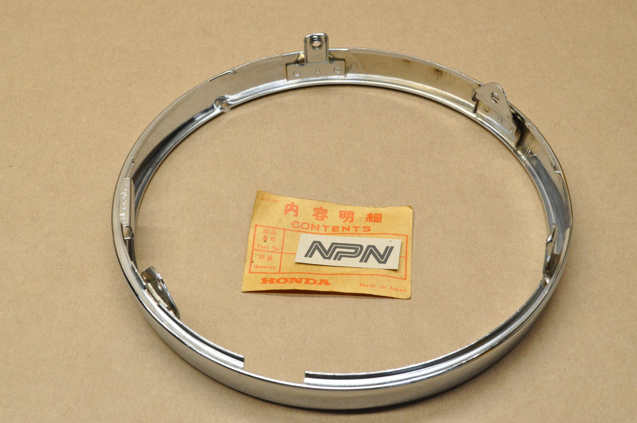 NOS Honda CB650 CB750 CBX GL1100 Gold Wing Head Light Bezel Ring 33101-422-671