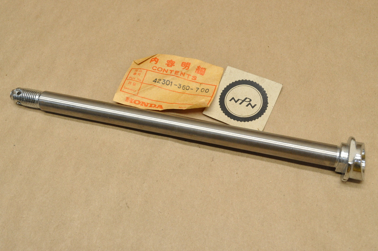 NOS Honda CR125 M Rear Wheel Axle Bolt 42301-360-700 - NOS Parts NOW