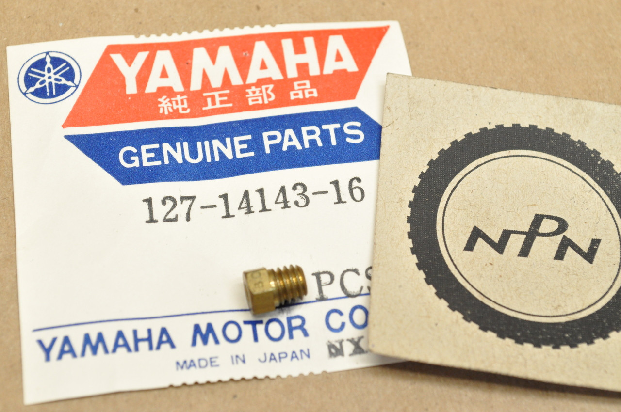 NOS Yamaha HS1 MG1 YG1 YGS1 YJ2 YL1 Carburetor Main Jet #80 127-14143-16