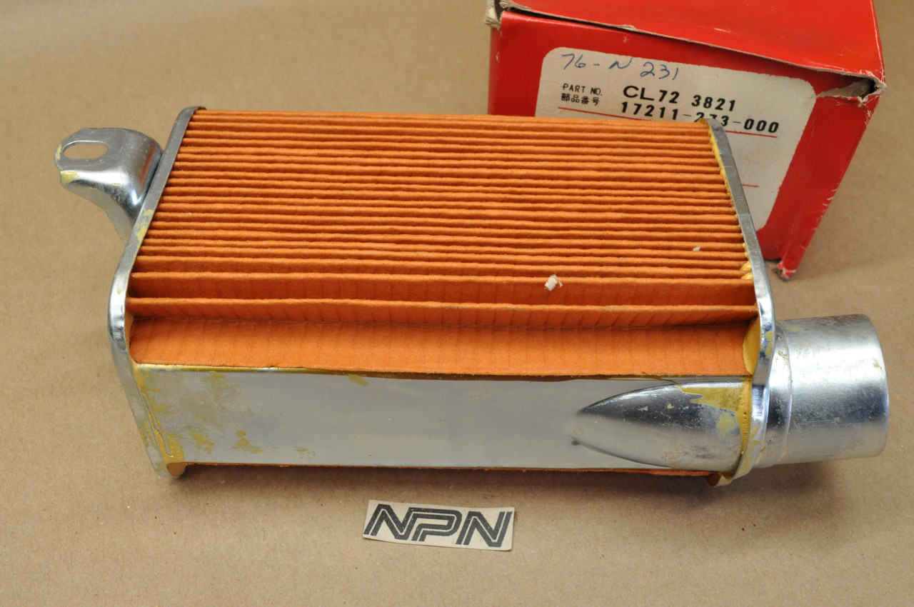 NOS Honda CL72 Right Air Filter Cleaner Element 17211-273-000