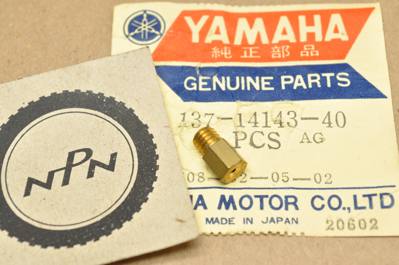 NOS Yamaha 1964, 1966 TD1 Carburetor Main Jet #200 137-14143-40