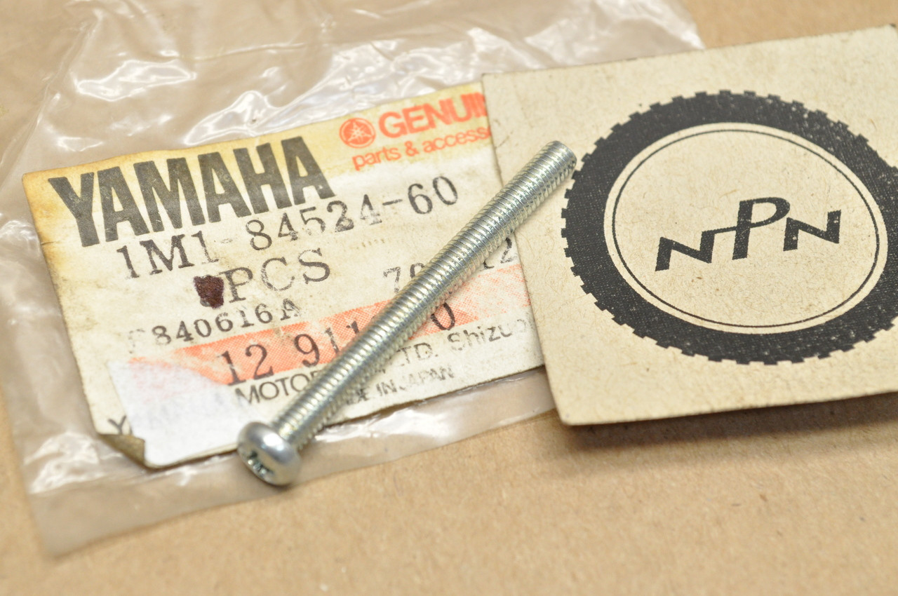 NOS Yamaha BW200 DT250 DT400 GT80 IT250 QT50 RD350 XS750 XT225 XT600 YX600 Lens Screw 1M1-84524-60