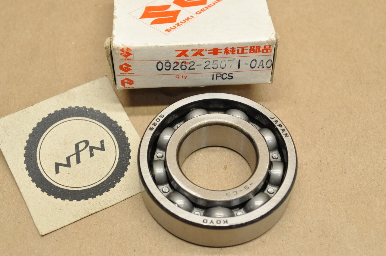 NOS Suzuki 1986-88 RM125 Crank Shaft Ball Bearing 09262-25071-0A0