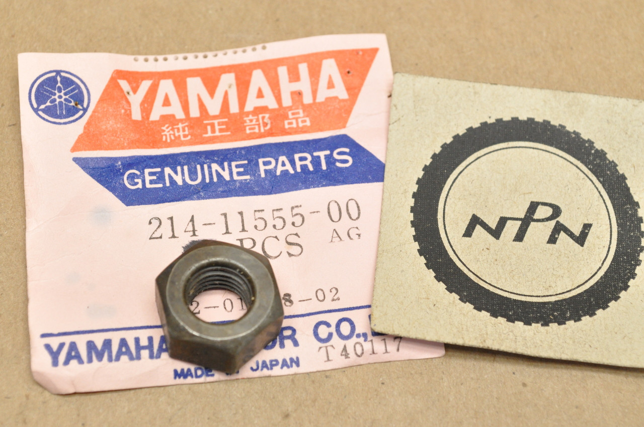 NOS Yamaha 1968 DT1 Crank Shaft Nut 214-11555-00