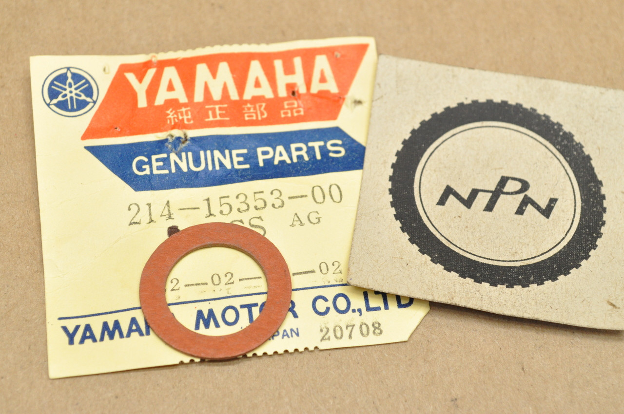 NOS Yamaha 1968 DT1 Drain Plug Gasket 214-15353-00