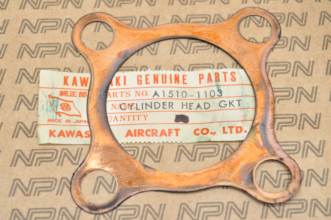 NOS Kawasaki A1 Samurai A7 Cylinder Head Gasket 11004-023 , A1510-1103