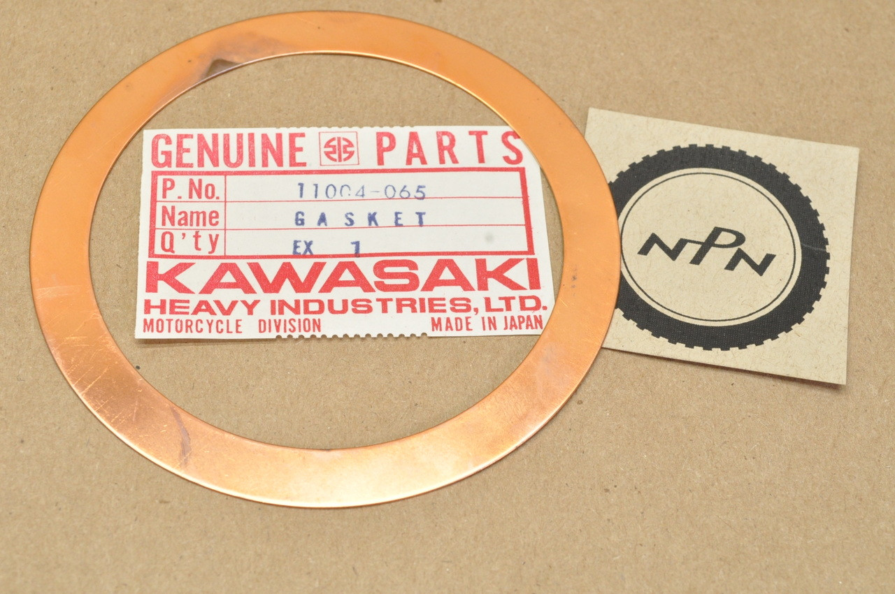 TKGページ NOS Kawasaki 1974-79 KX250 Cylinder Head Gasket 11004-065 - NOS