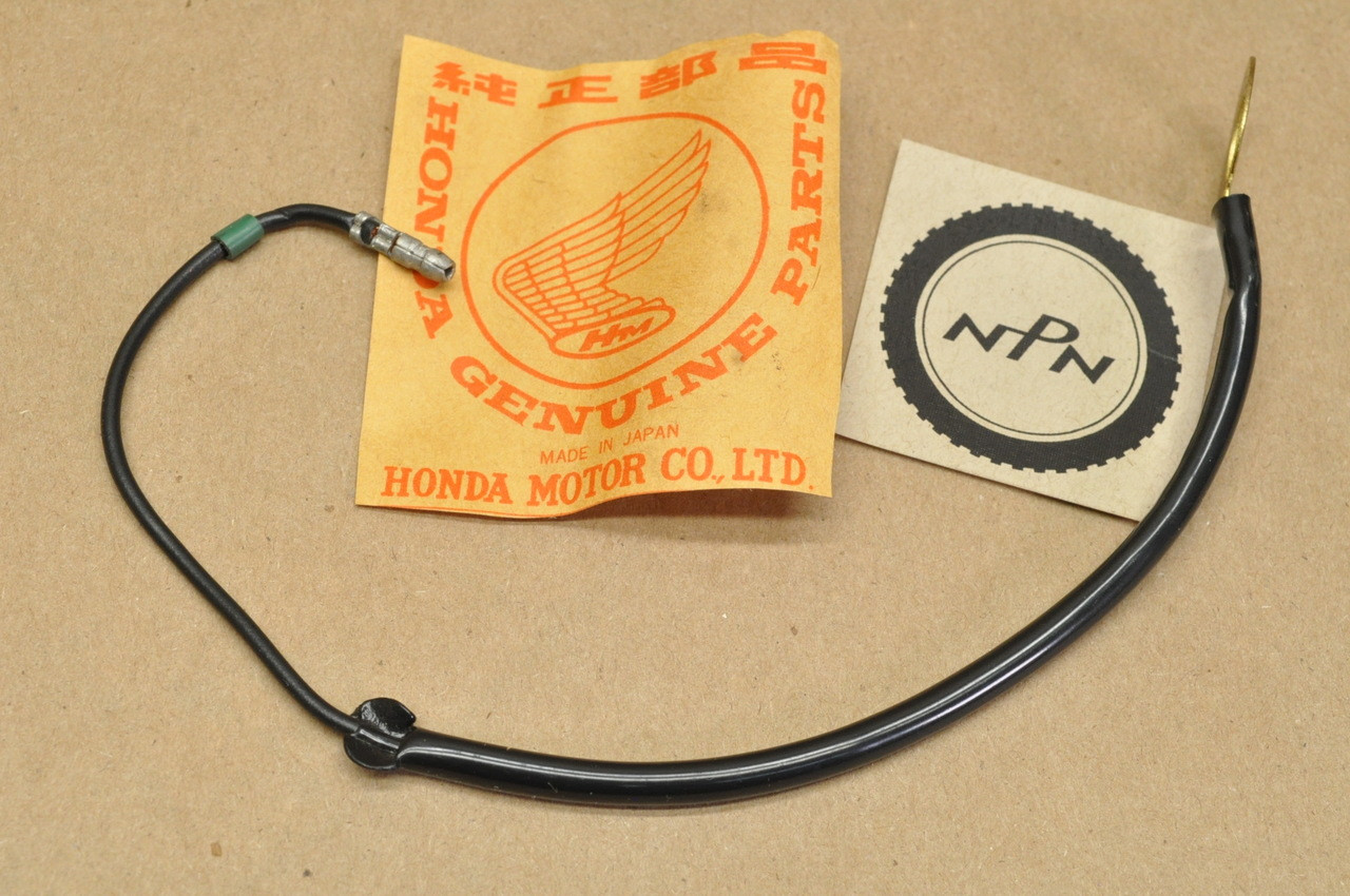 NOS Honda 1978-81 XL250 1979-81 XL500 Left Turn Signal Ground Wire 33665-428-000