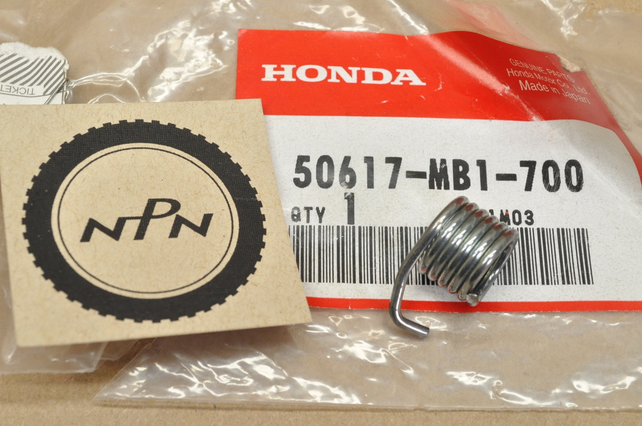 NOS Honda CB550 GL1500 VF700 VF1100 VT1100 Foot Rest Peg Step Return Spring 50617-MB1-700