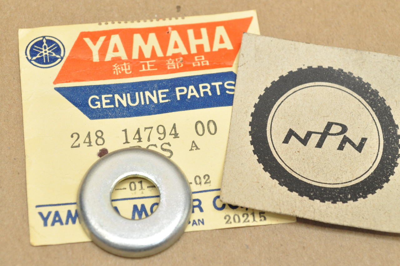 NOS Yamaha 1969-71 AT1 CT1 Exhaust Muffler Plate Washer 248-14794-00