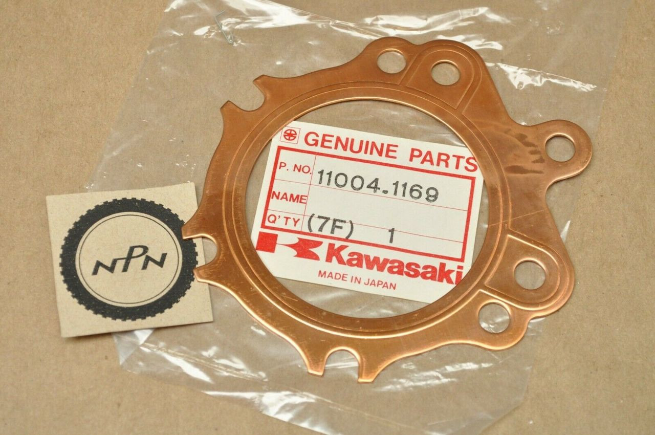 NOS Kawasaki 1988 KDX200 Cylinder Head Gasket 11004-1169