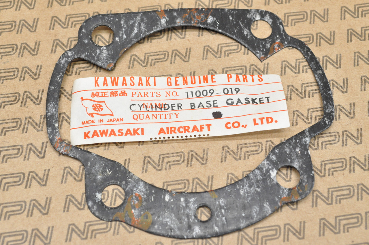 NOS Kawasaki 1969-75 H1 Mach III 1976 KH500 Cylinder Base Gasket 11009-019