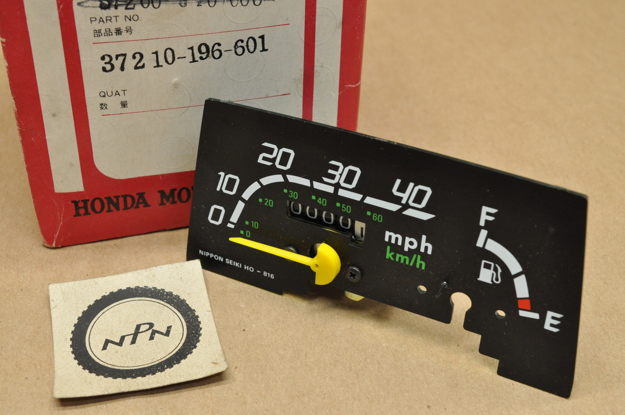 NOS Honda NV50 Speedometer MPH Assembly 37210-196-601