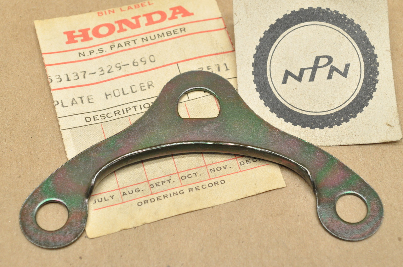 NOS Honda XL250 K1-K2 Choke Cable Mount Bracket Holder Plate 53137