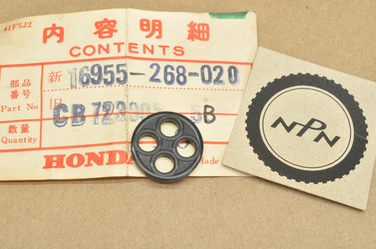NOS Honda CB72 CB750 CB77 CL72 CL77 MT250 Z50 Petcock Gasket 16955