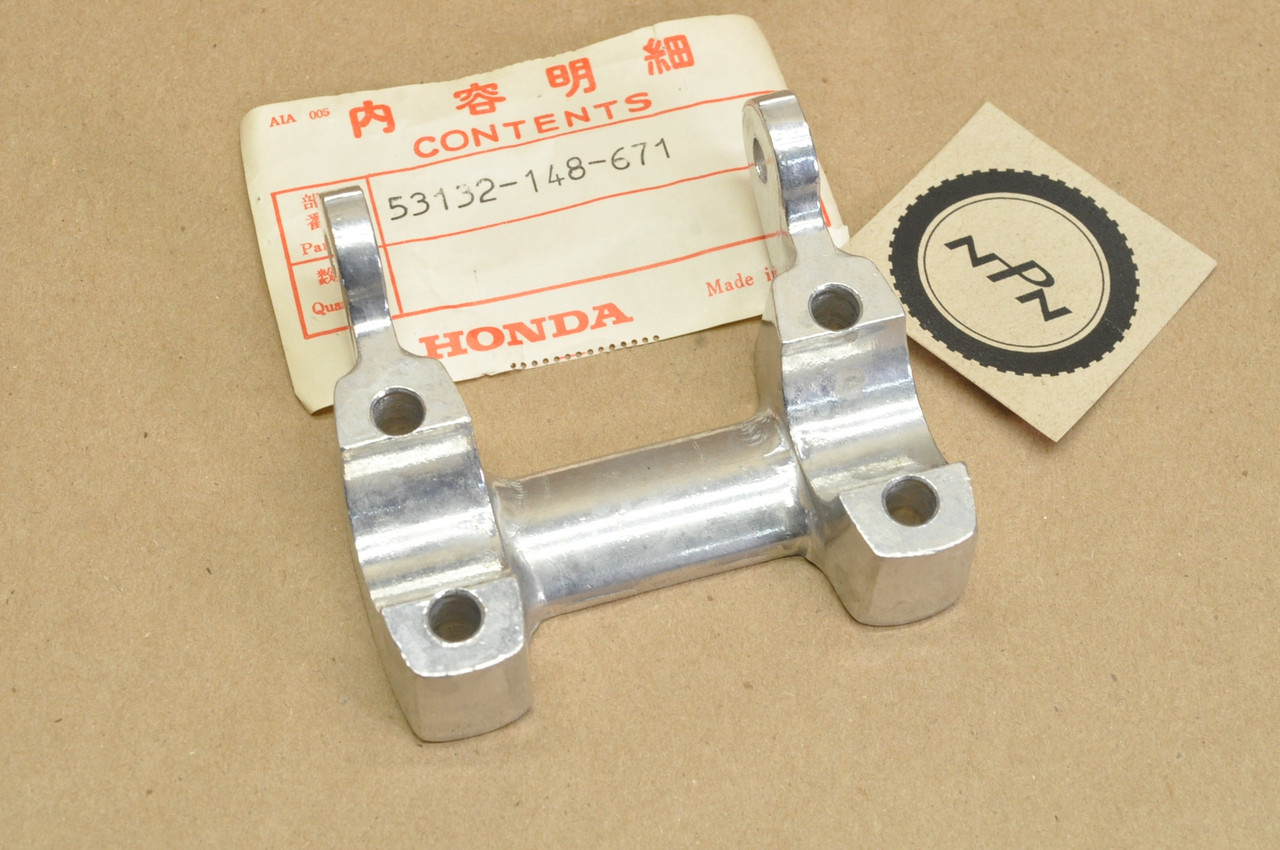 NOS Honda 1978-79 PA50 I 1978-83 PA50 II Handle Bar Lower Clamp Holder 53132-148-671