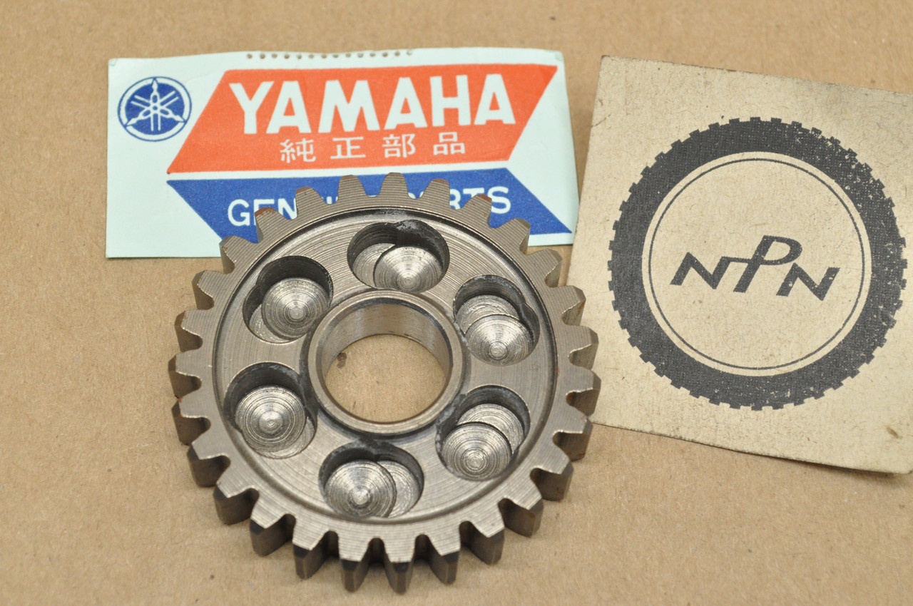 NOS Yamaha G6S G7S YG5 YL2 YLCM Fourth 4th Pinion Gear 27T 254-17141-00