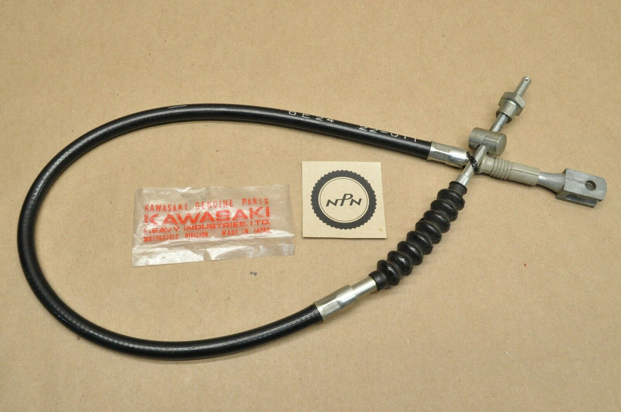 NOS Kawasaki 1969-75 H1 Mach III 1976 KH500 Rear Brake Cable 54022-011