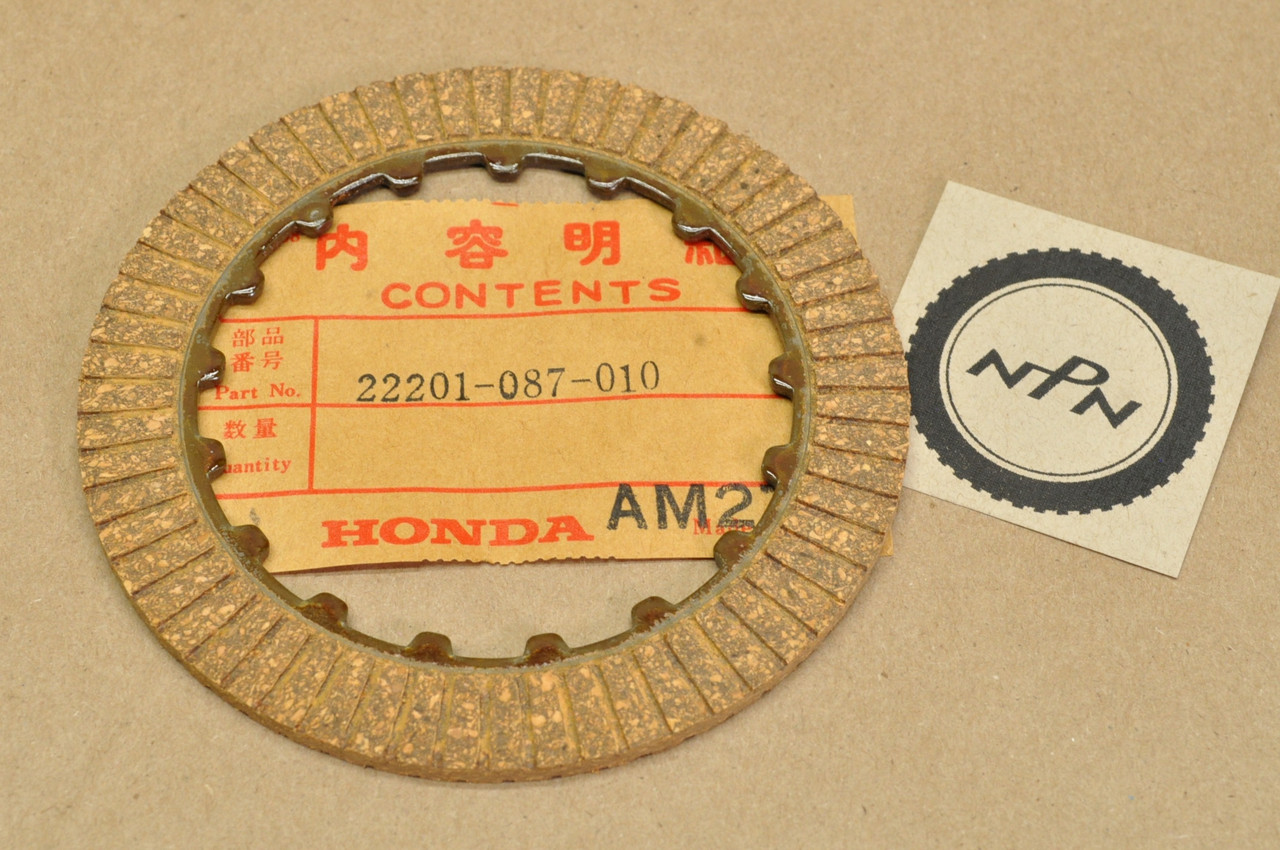 NOS Honda C70 M CT70 K0 Clutch Friction Disk 22201-087-010