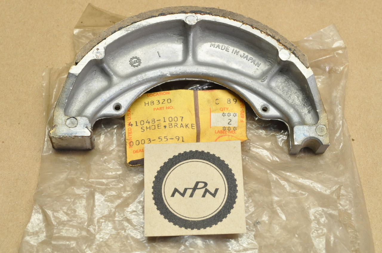 NOS Kawasaki F11 F12 F6 F7 G31 KX450 Brake Pad Shoe 41048-1007