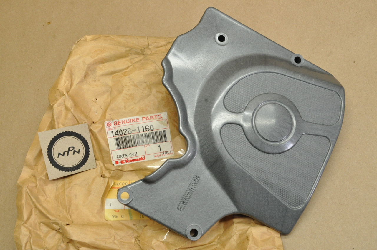 NOS Kawasaki 1990-93 ZX600 Ninja Engine Drive Chain Sprocket Side Cover 14026-1160