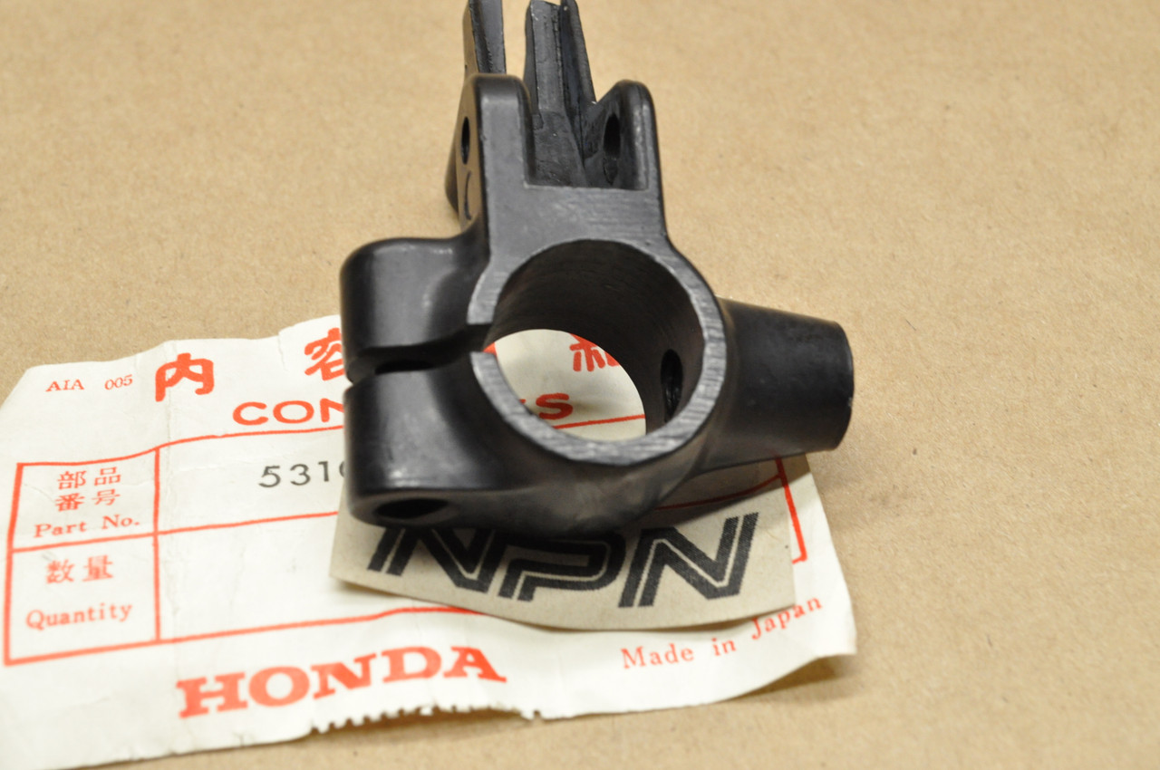 NOS Honda MR50 K0-K1 Left Handle Bar Clutch Lever Perch Bracket 53105-131-003