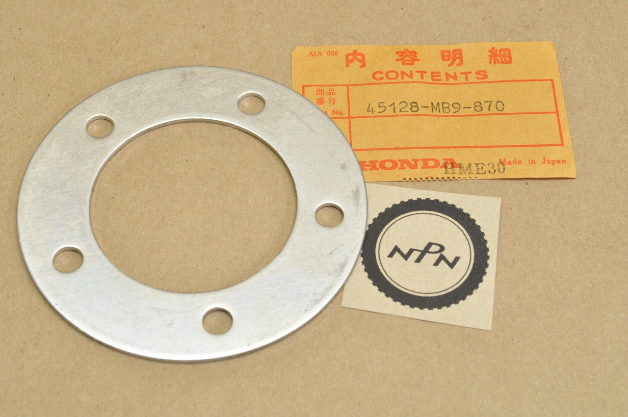 NOS Honda 1982-83 GL1100 Gold Wing Aspencade Front Wheel Rotor Disk Spacer 45128-MB9-870