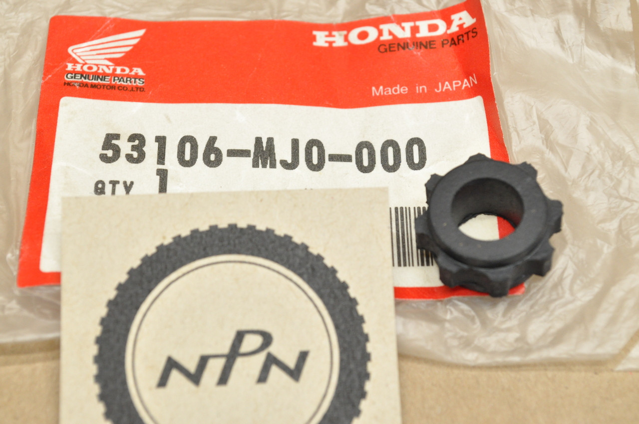 NOS Honda CBR600 F Hurricane CMX450 Rebel GB500 NT650 Hawk VF1000 Handle Bar End Weight Rubber A 53106-MJ0-000