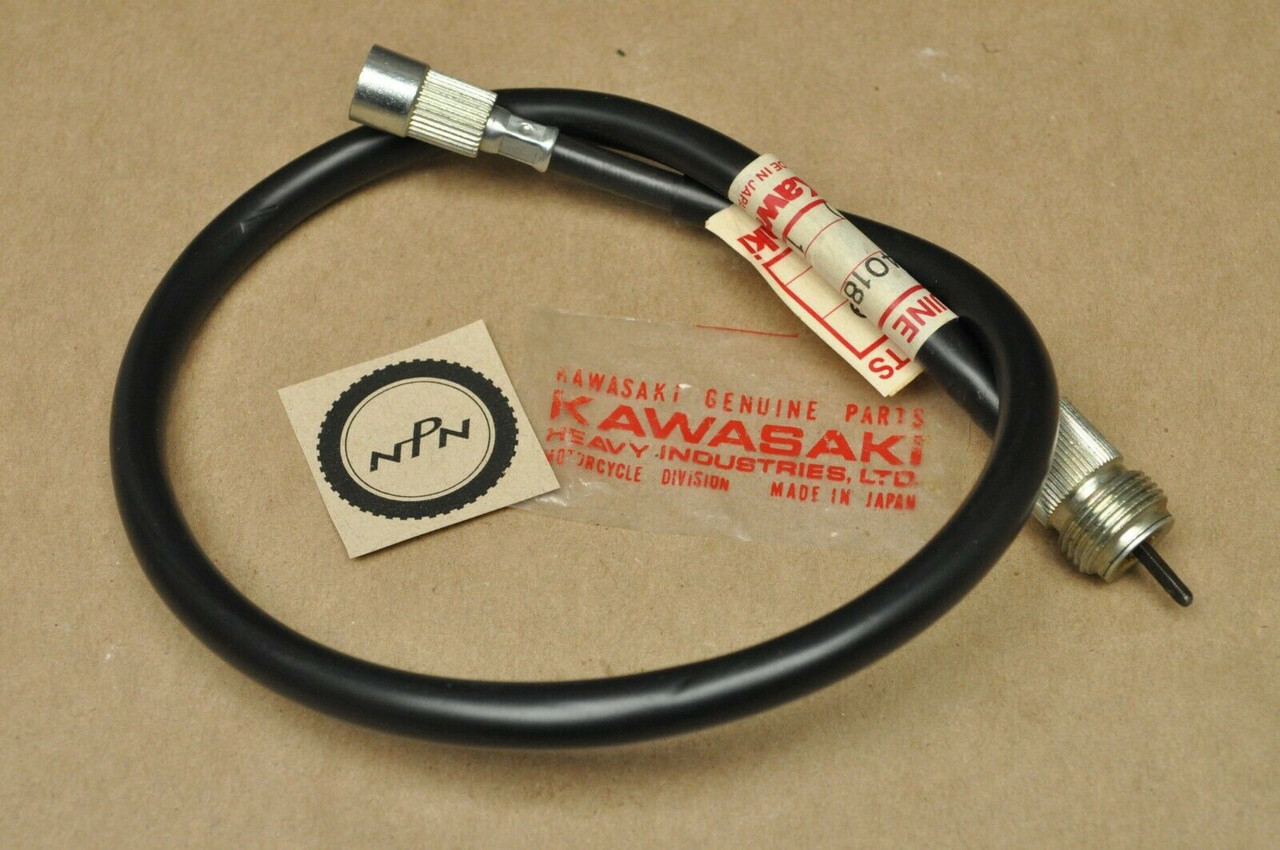 K NOS Kawasaki 1974-78 KZ400 Tachometer Cable 54018-019 - NOS Parts NOW