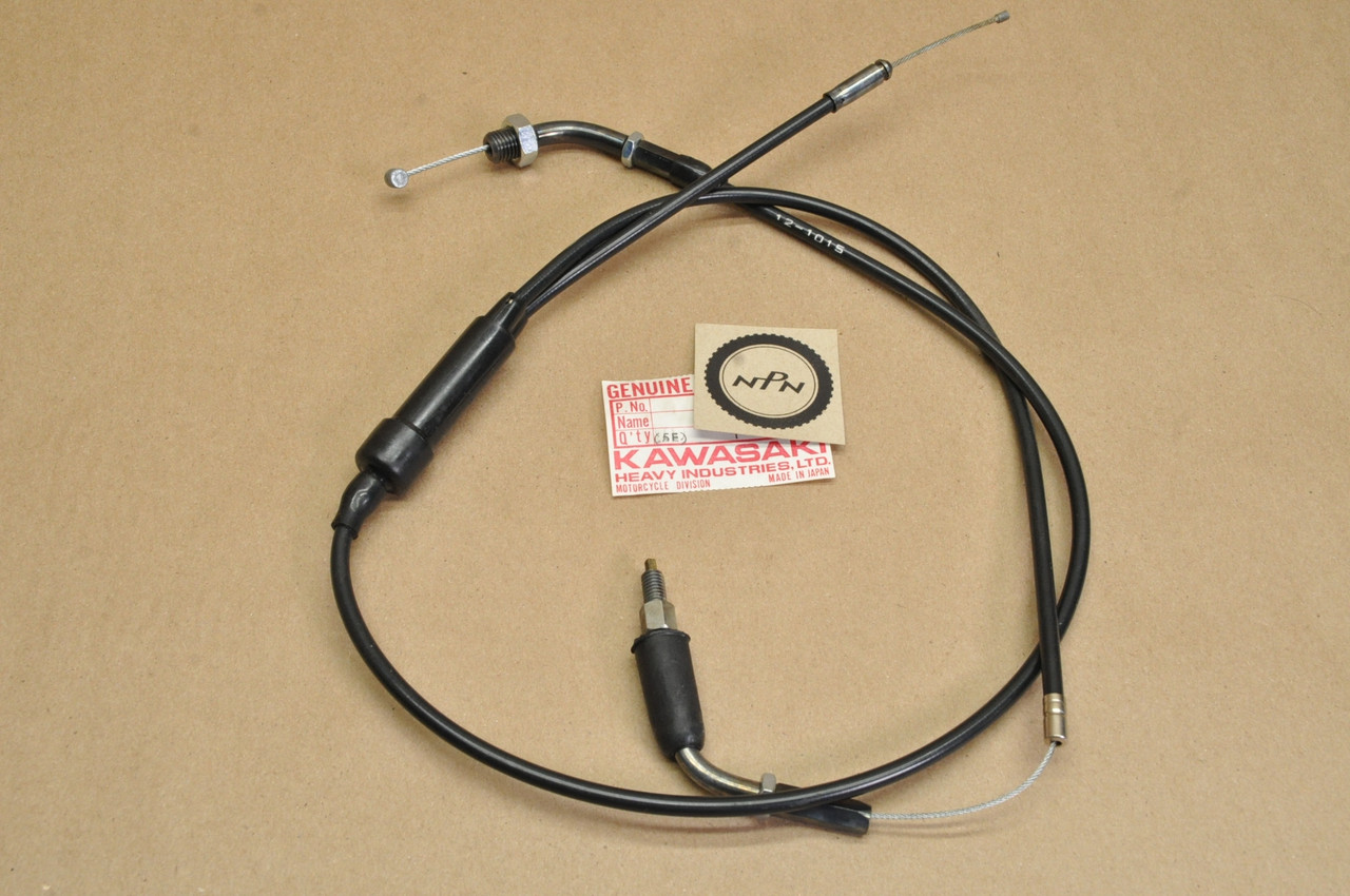 NOS Kawasaki 1971-72, 1974-75 MT1 1976-80 KV75 Throttle Cable