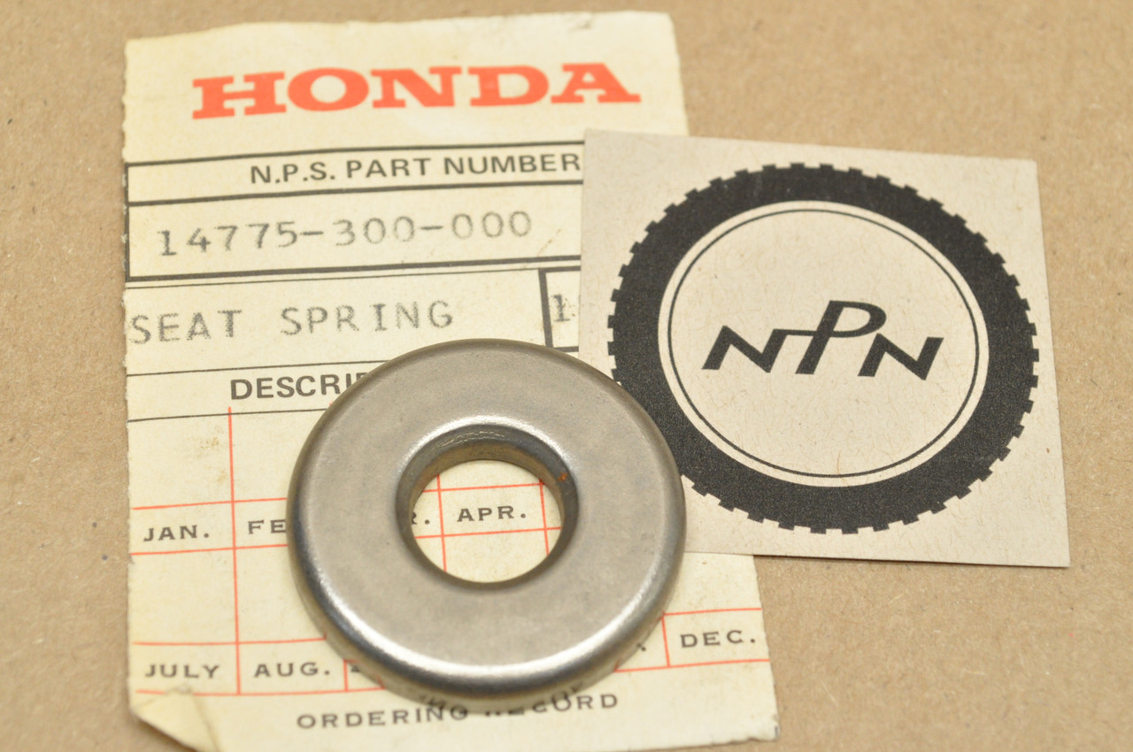 NOS Honda CB750 CX500 CX650 GL1000 GL1100 GL500 GL650 Valve Spring Seat 14775-300-000