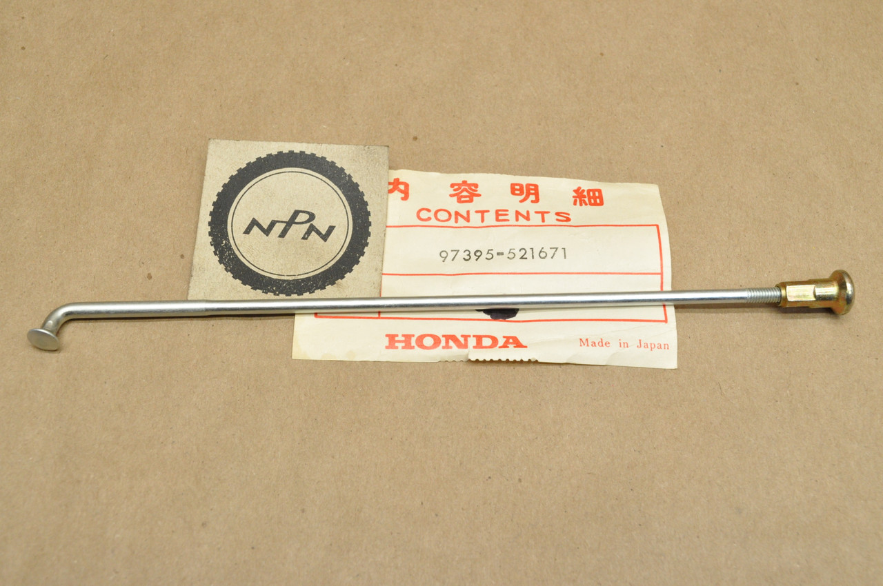 NOS Honda CB175 K3-K7 CL175 K3-K7 SL350 K1-K2 Rear Wheel Spoke B 97395-52167-1