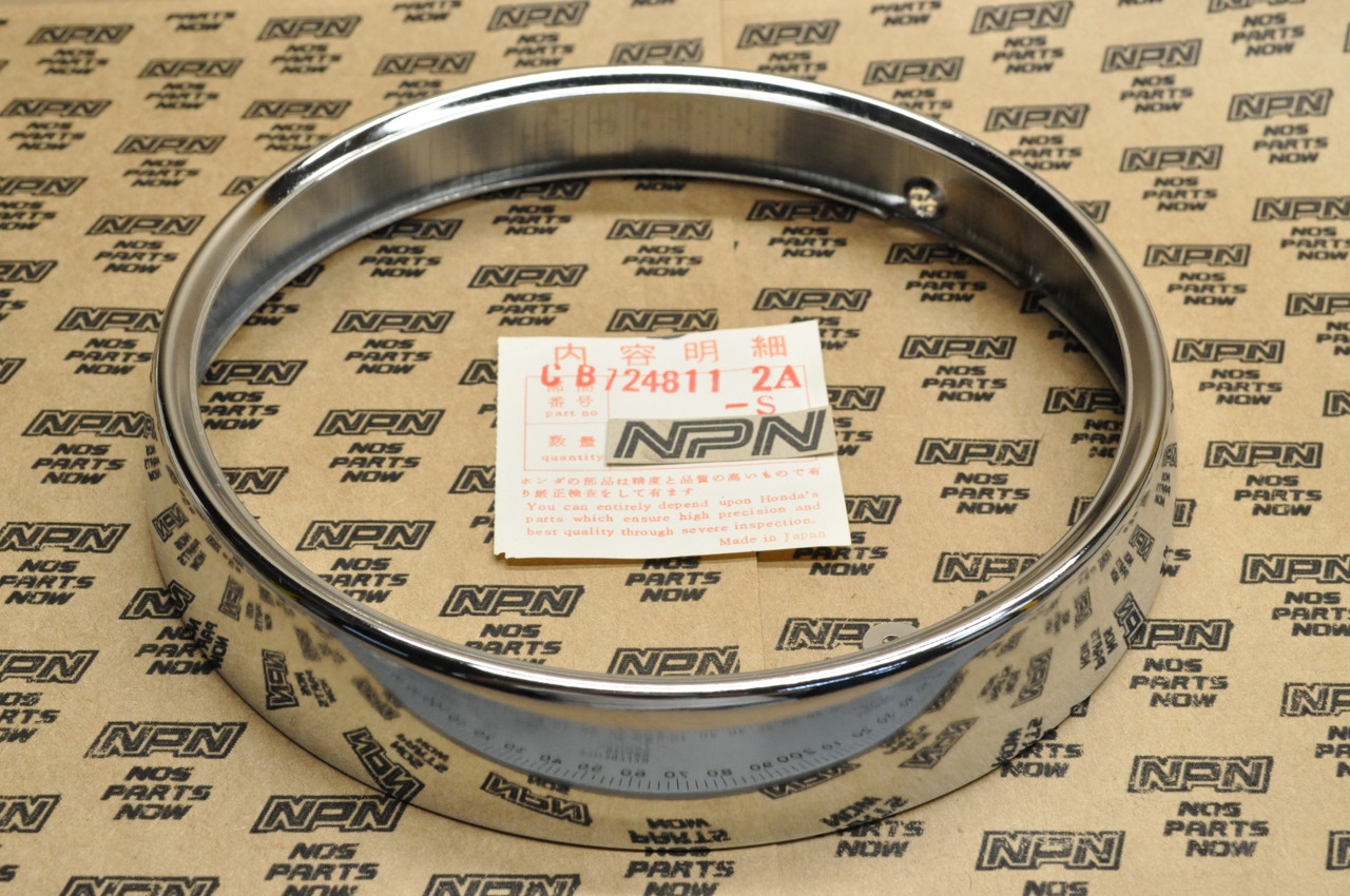 NOS Honda CB72 CB77 CL72 CL77 Head Light Bezel Trim Ring Rim 33101-268-672