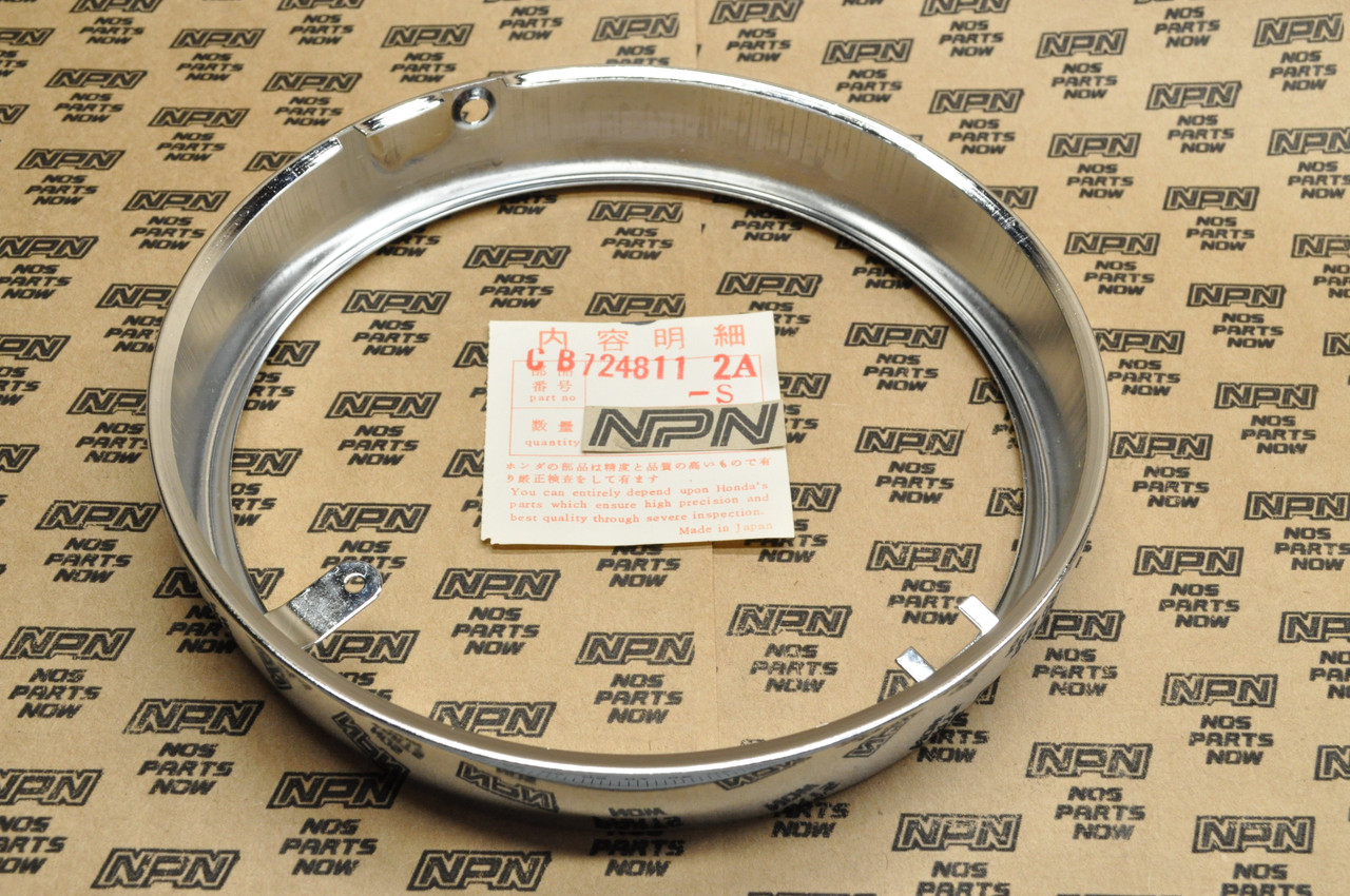 NOS Honda CB72 CB77 CL72 CL77 Head Light Bezel Trim Ring Rim 33101-268-672
