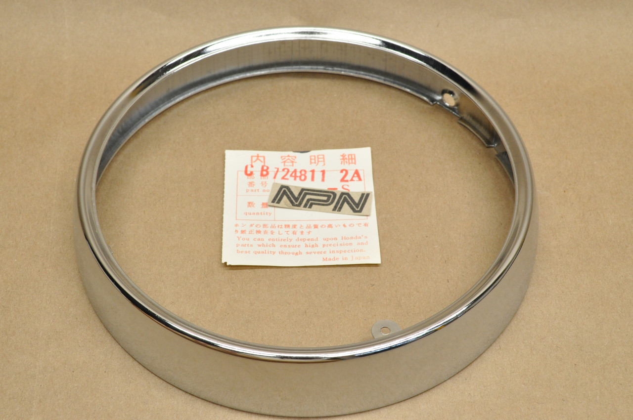 NOS Honda CB72 CB77 CL72 CL77 Head Light Bezel Trim Ring Rim 33101-268-672