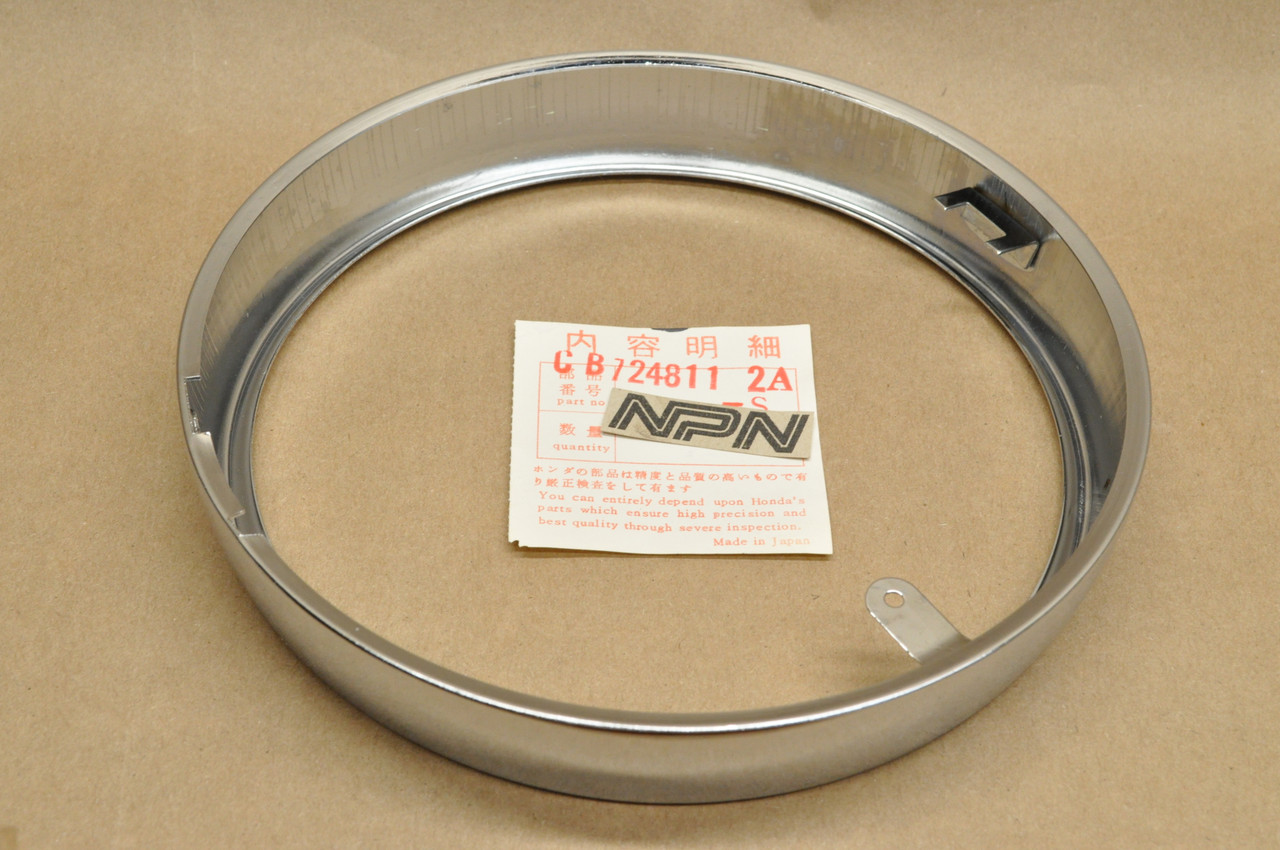 NOS Honda CB72 CB77 CL72 CL77 Head Light Bezel Trim Ring Rim 33101-268-672