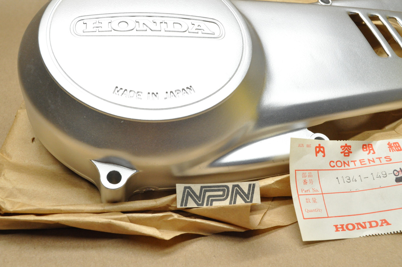 NOS Honda XL75 XR75 XR80 Left Magneto Stator Sprocket Side Cover 11341-149-010
