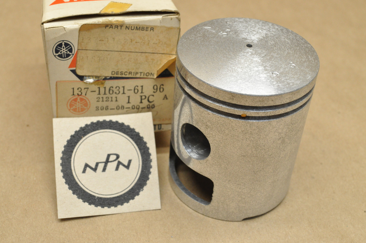 NOS Yamaha 1964-66 YA6 Standard Size Piston 137-11631-61-96