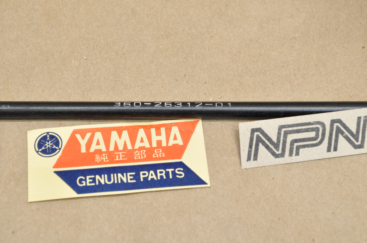 NOS Yamaha 1973-75 RD250 RD350 Lower Throttle Cable #2 360-26312-01